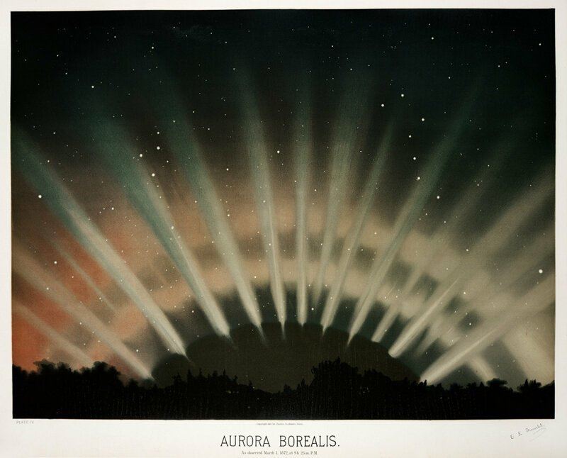 Старинные астрономические рисунки Этьена Трувело