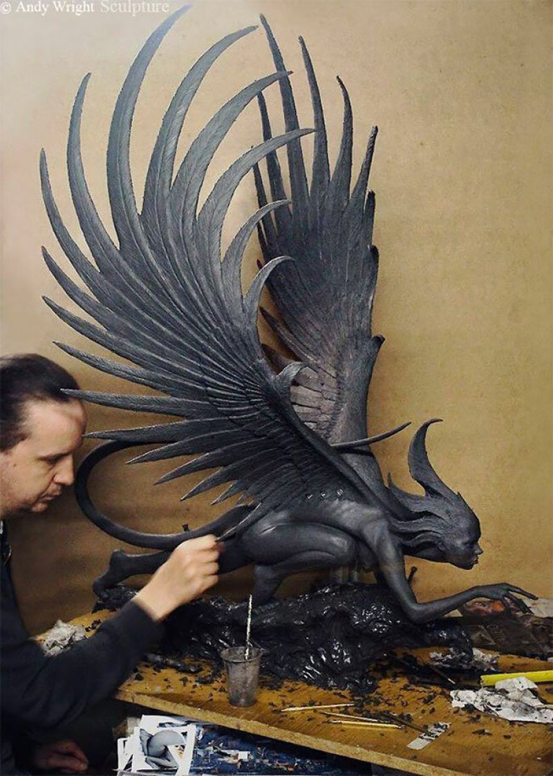 Невероятно реалистичные скульптуры Энди Райта