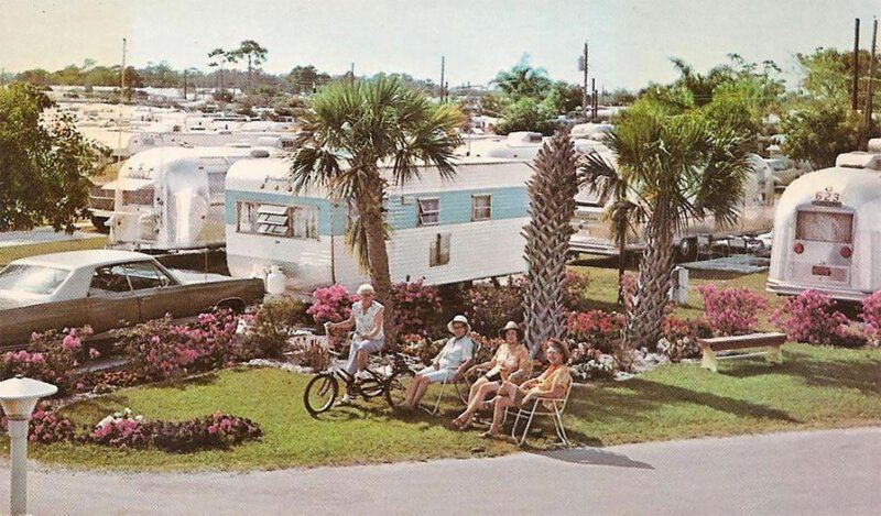 Как выглядели американские трейлерные парки в 50-е и 60-е годы