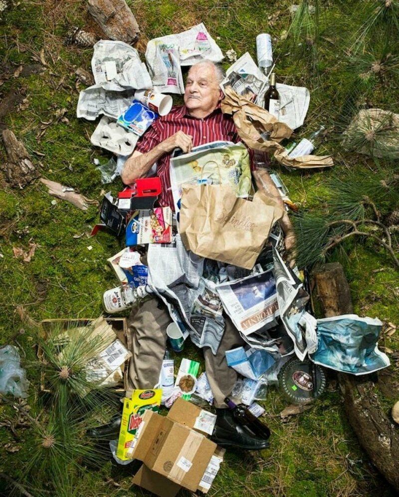 Сколько мусора производит человек всего за неделю