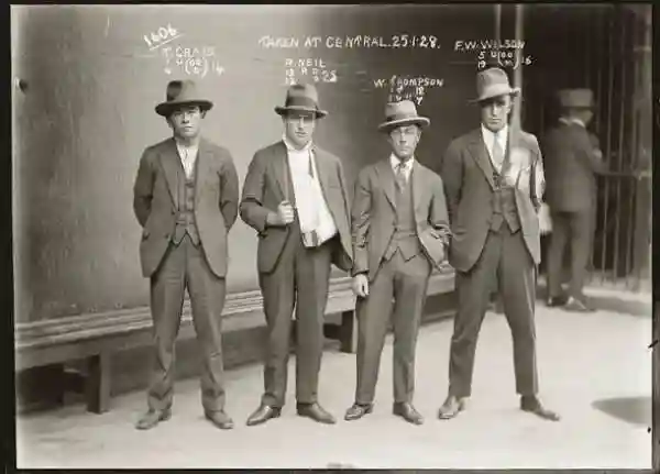 Американские гангстеры начала 20 века. Фото