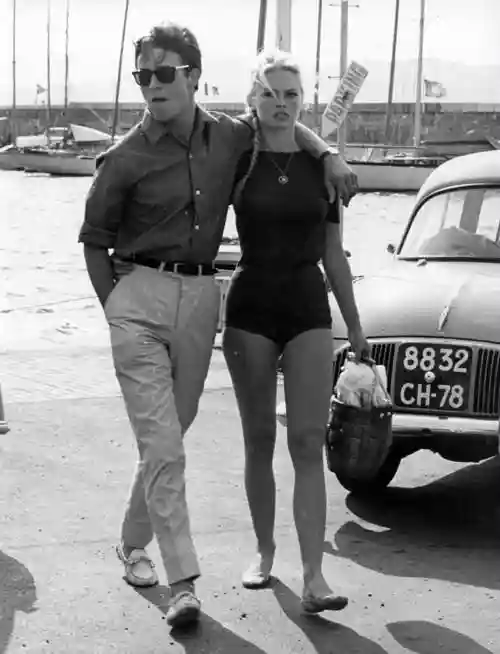 Ален Делон и Бриджит Бардо, 1968 год