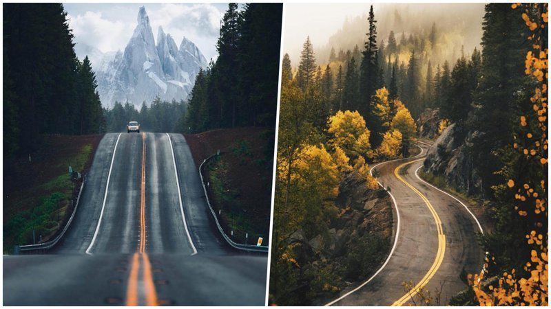 25 чудесных дорог, которые так и манят отправиться в путешествие