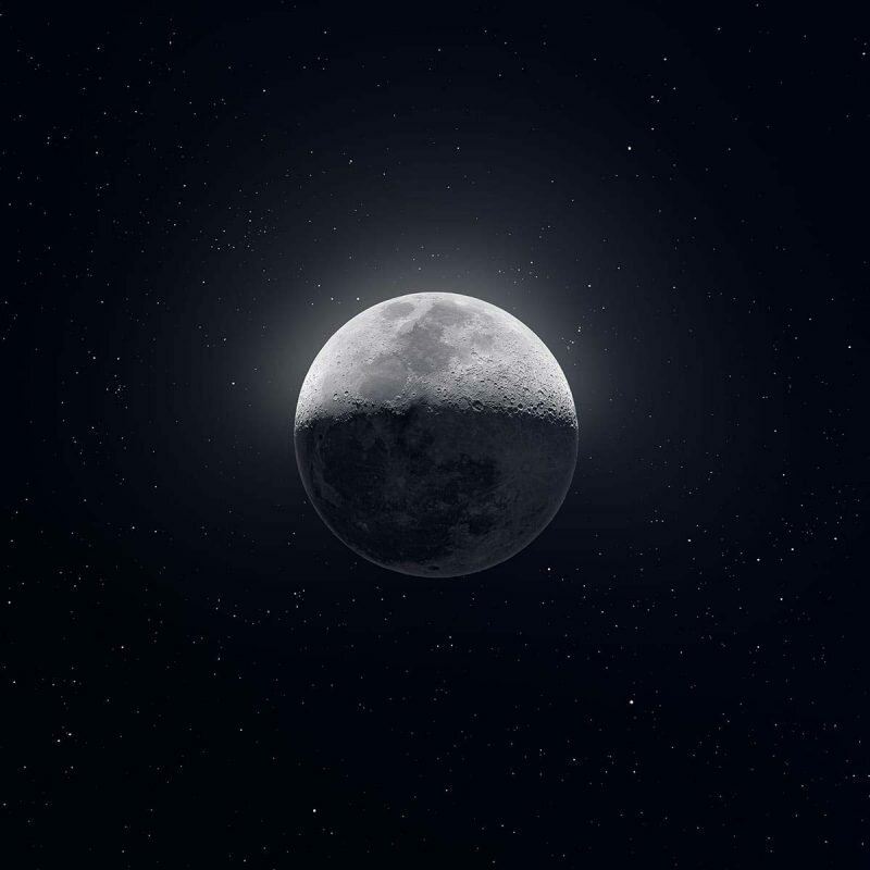Американец сделал 50 тысяч снимков Луны и собрал из них одно фото