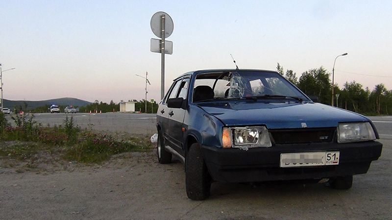 Молодой водитель сбил пешехода в Мурманской области