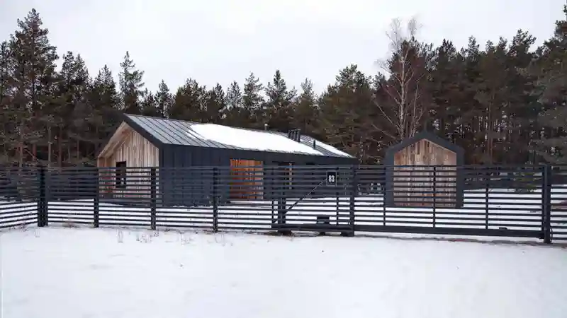 Небольшой загородный дом в Латвии