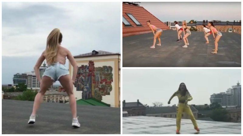Ростовские девушки стали всё чаще танцевать на крыше