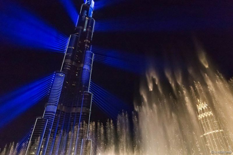 Световое шоу Light Up 2018 в Дубае вошло в Книгу рекордов Гиннесса