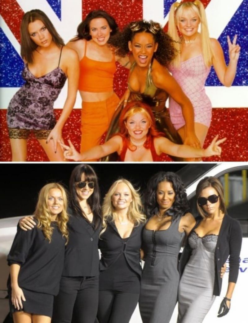 Участницы группы "Spice girls" тогда и сейчас