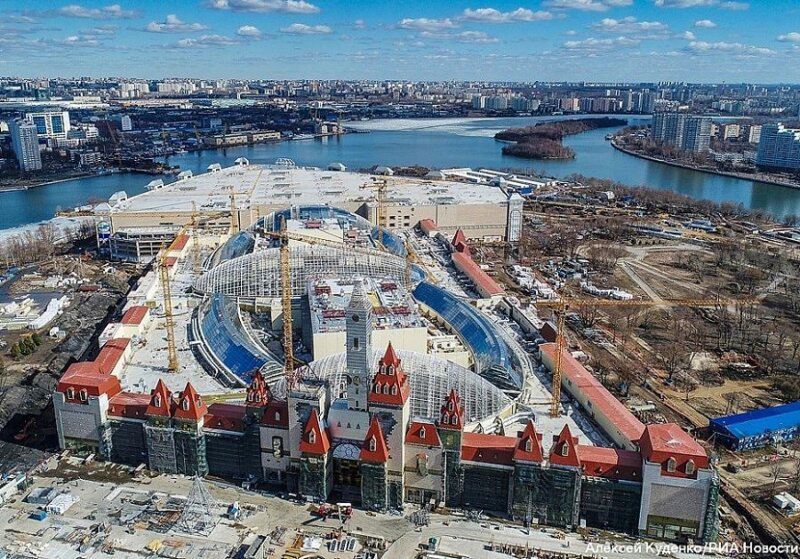 В Москве завершается строительство грандиозного парка развлечений
