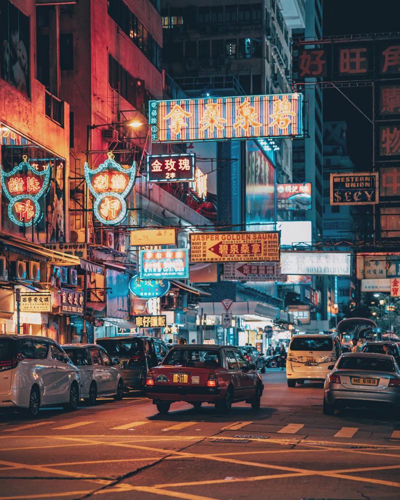 Яркие городские пейзажи Гонконга от Дональда Чана