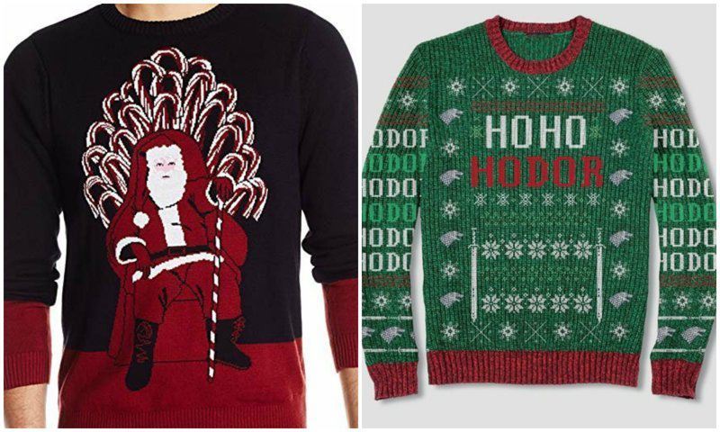 Забавные уродливые рождественские свитера в стиле Игры престолов